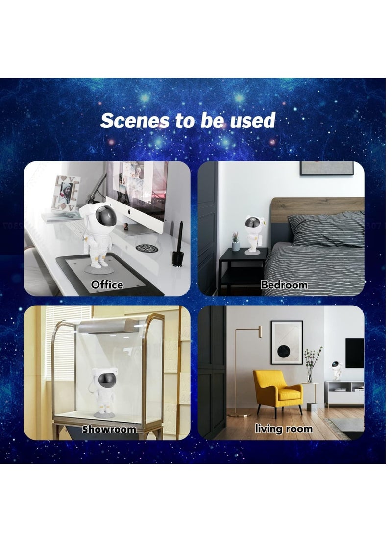 Star Projector Night Lights,Kids Room Decor Aesthetic,Astronaut Nebula Galaxy Projector Night Light,Remote Control Timing and 360°Rotation Magnetic Head,Lights for Bedroom,Gaming Room Decor - Image 2