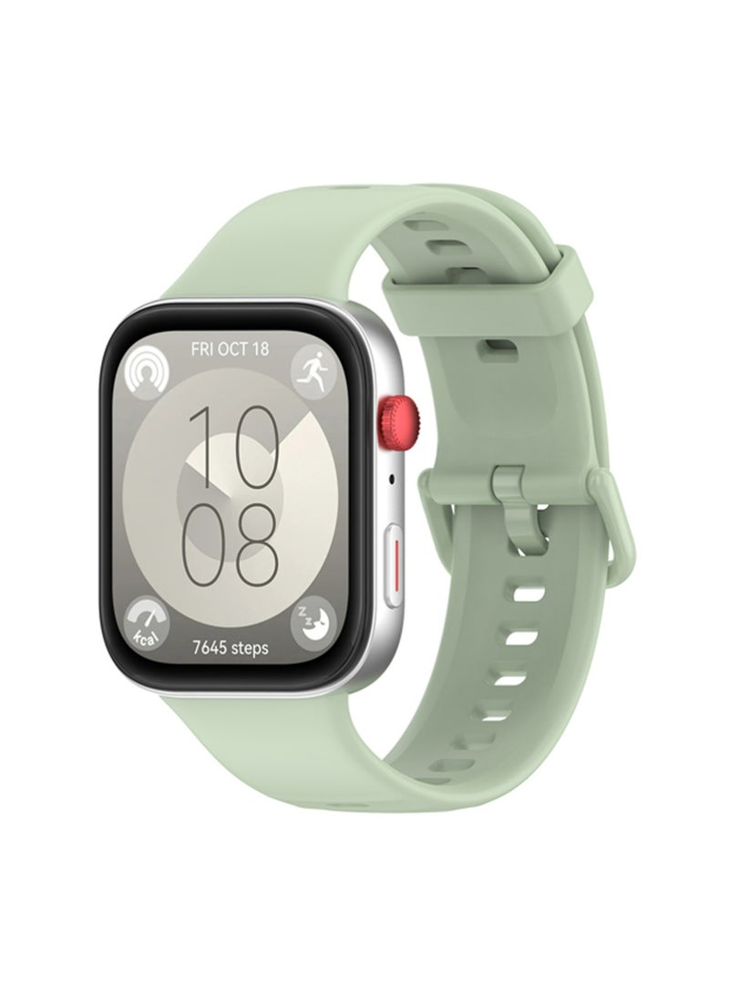 4 PCS Strap for HUAWEI Watch Fit4/Pro/ 3, Soft Silicone Replacement Band Breathable Adjustable Sport Wristband Straps - Image 3