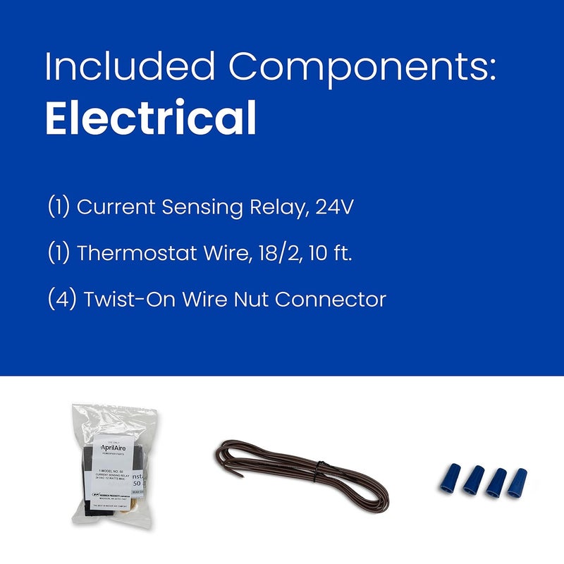 Aprilaire AprilAire 5843 Humidifier Installation Kit for Whole Home Humidifiers with Manual Control Compatible with AprilAire Humidifier Models 400M 500M 600M  - Image 5