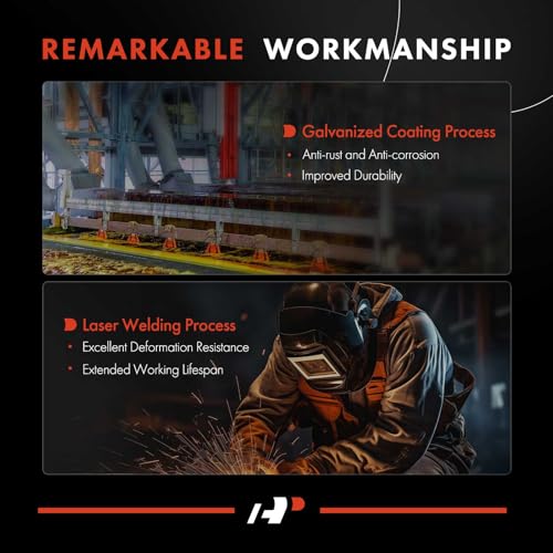 A-Premium Rear Ceramic Brake Shoe Set Compatible with Ford Focus 2000-2011 with Rear Brake Drum 4-PC Set - Image 5