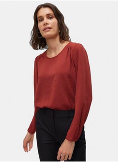 VERO MODA Vmmabeka L/S Top Wvn Btq Ga  - Image 3