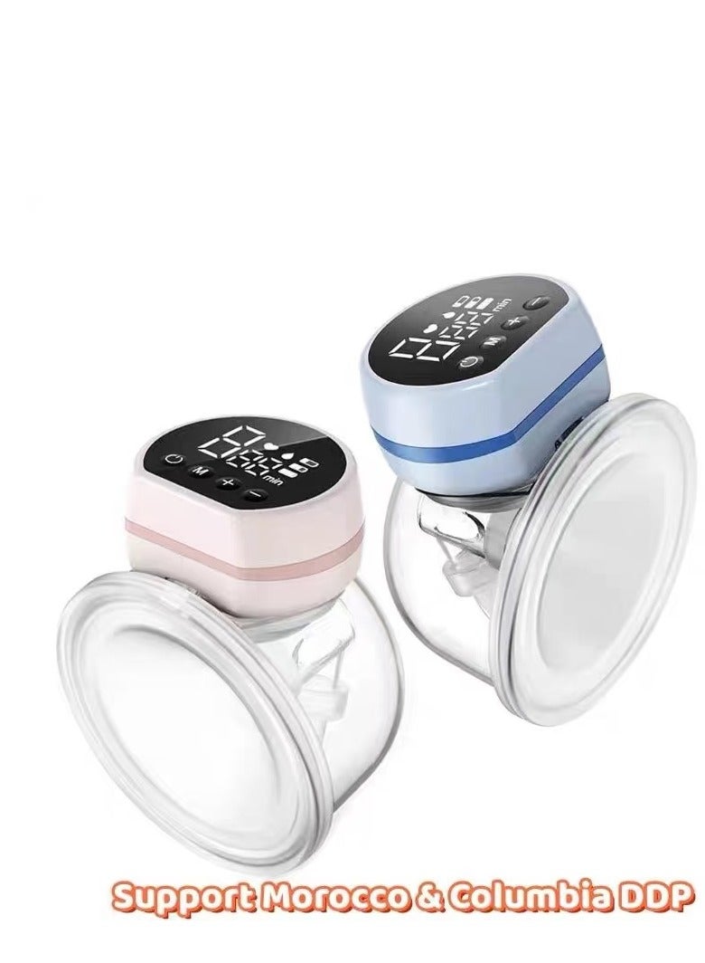 Wearable electric breast pump,Comfortable and portable: Lightweight design, weighing 263 grams. Easy to carry and conveniently placed in a bag. Suitable for use anytime and anywhere. - Image 4