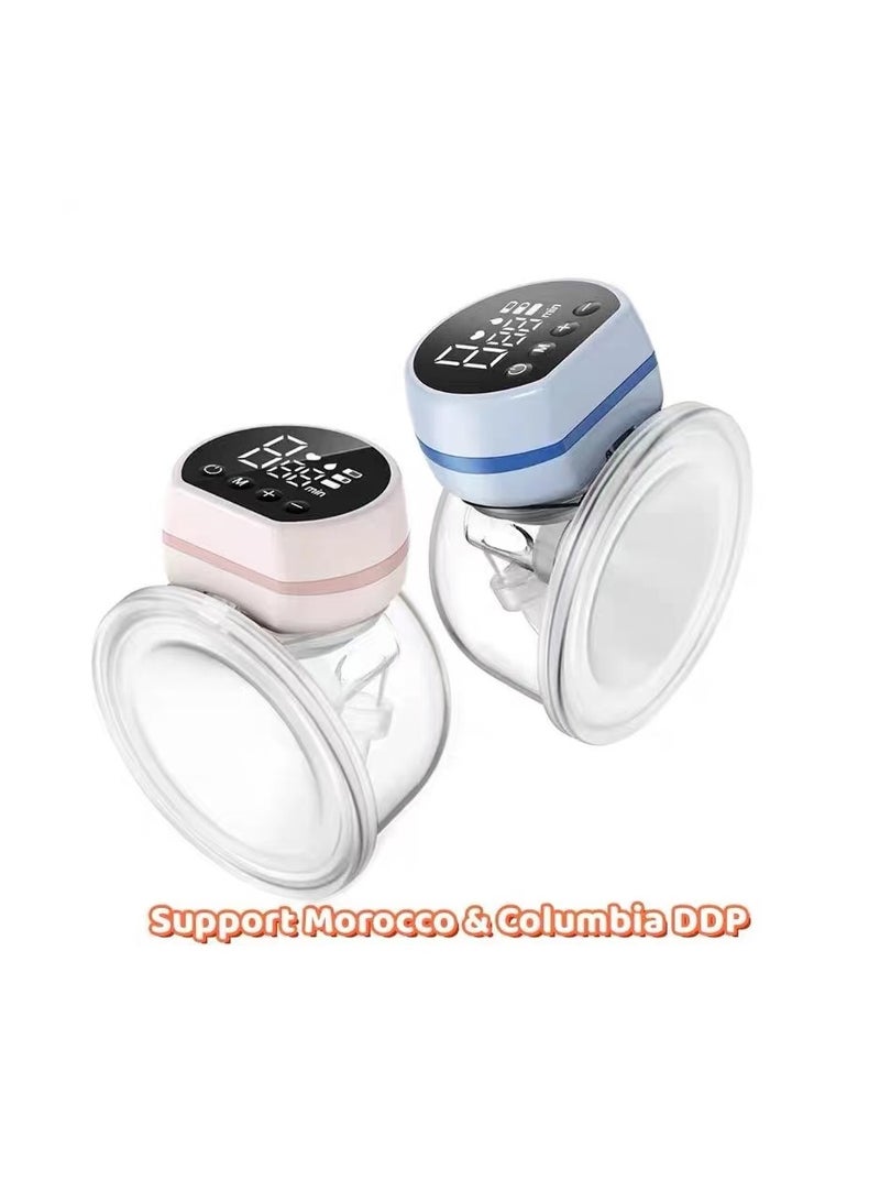 Wearable electric breast pump,Comfortable and portable: Lightweight design, weighing 263 grams. Easy to carry and conveniently placed in a bag. Suitable for use anytime and anywhere. - Image 1