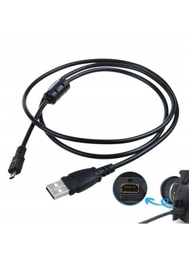 AlyKets USB Camera Battery Charger Cable Data Sync Cord Lead for Sony Cybershot Cyber-Shot DSC-H200 300, DSC-W370 W800 W810 W830 W730 w710 W330 s/b/p/r - Image 2