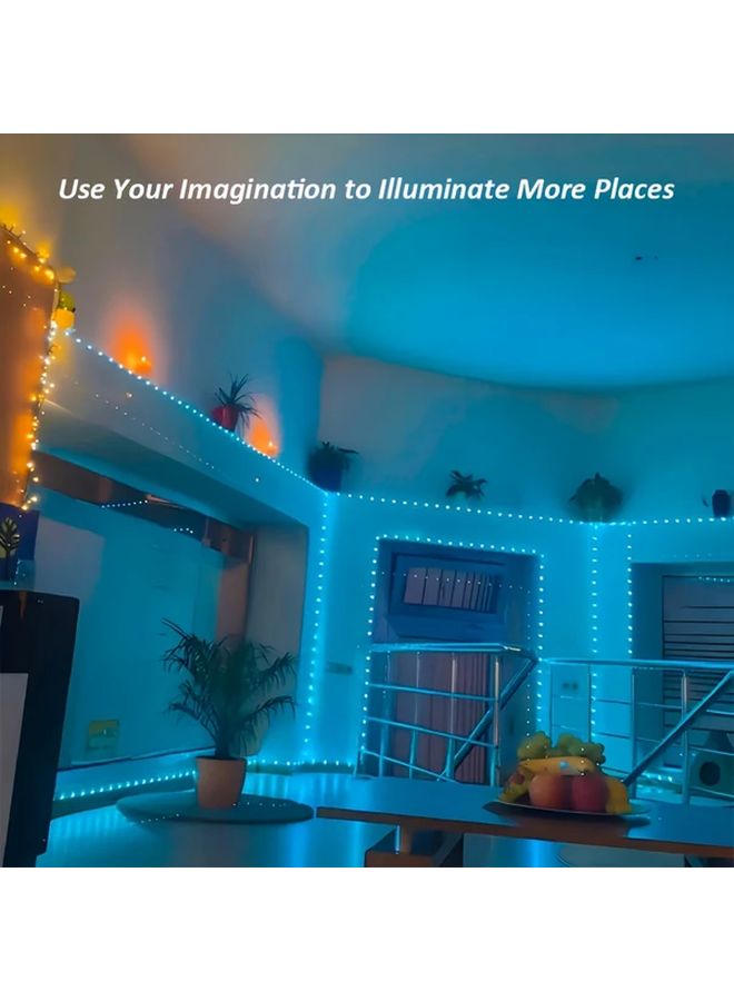 400cm RGB Flexible LED Strip Smart USB Remote Control TV Room Decoration - Image 1