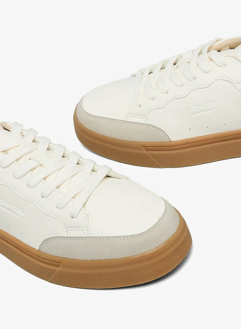 R&B Color Block Lace Up Sneakers