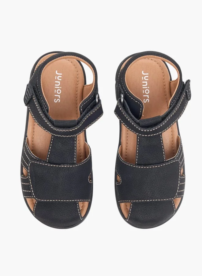 جونيورز Boys Stitch Detail Fisherman Sandals With Hook And Loop Closure Ramadan Collection