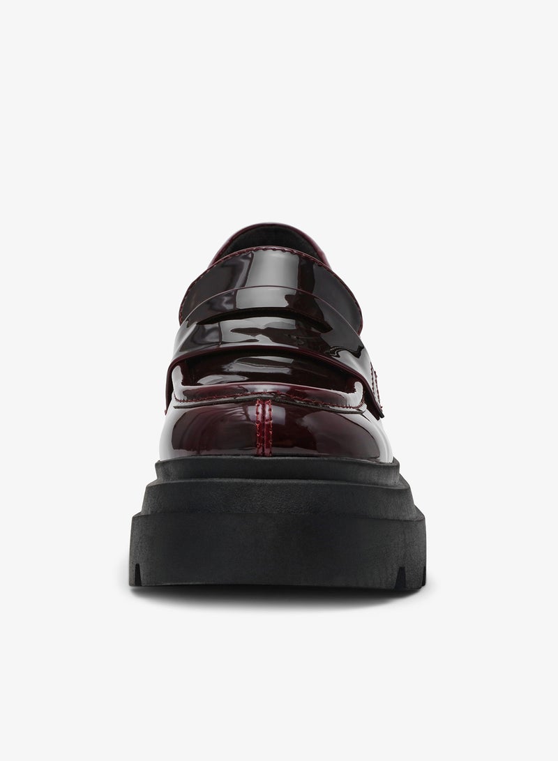 STEVE MADDEN TURNOUT Block Heel Loafer Pumps - Image 3