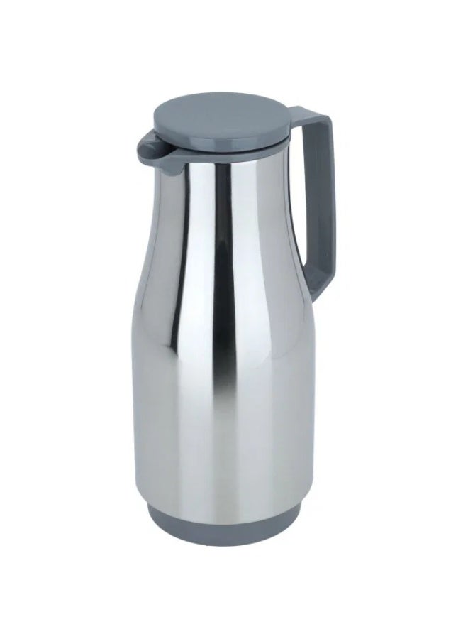 helios thermos, 1.5 liters, glass inner container, plastic outer shell - silver grey - Image 3