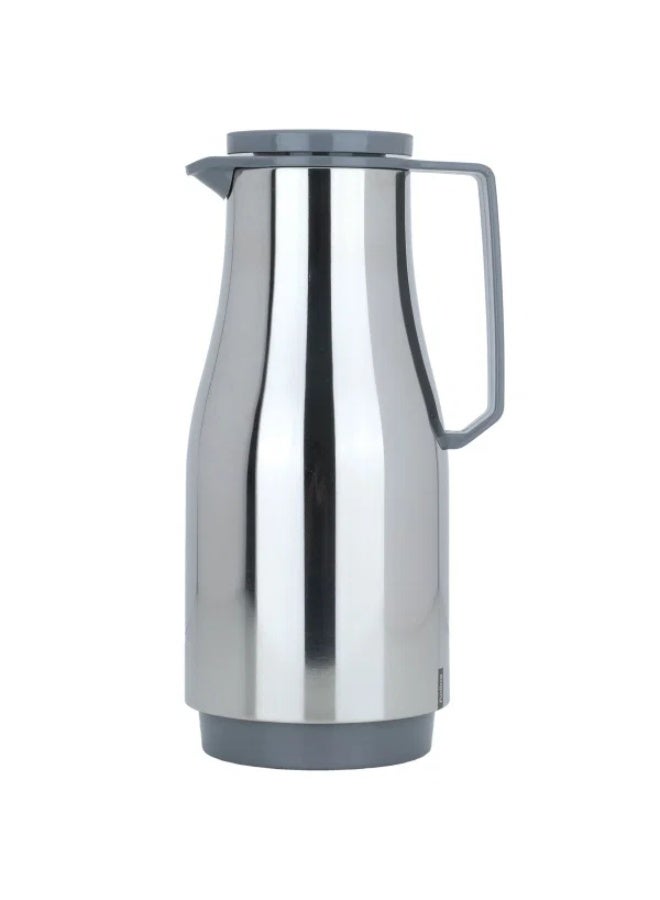 helios thermos, 1.5 liters, glass inner container, plastic outer shell - silver grey - Image 2