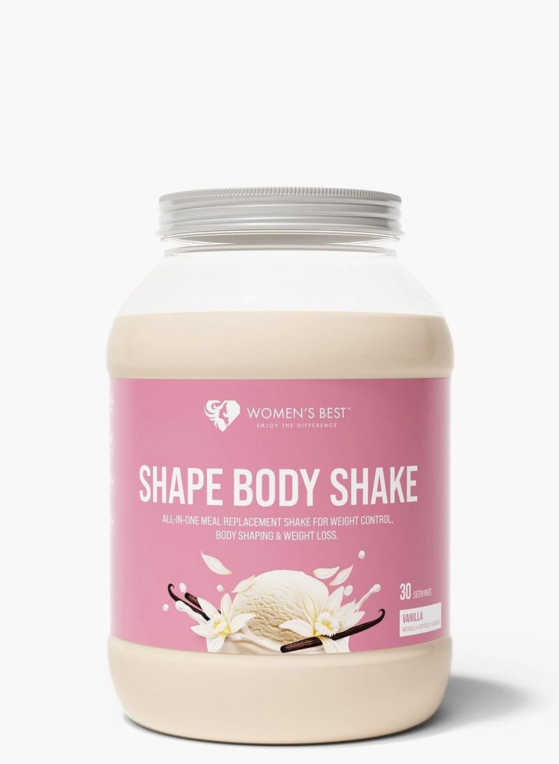 Womens Best Shape Body Shake Vanilla Flavor 908 gm 30 servings - Image 1