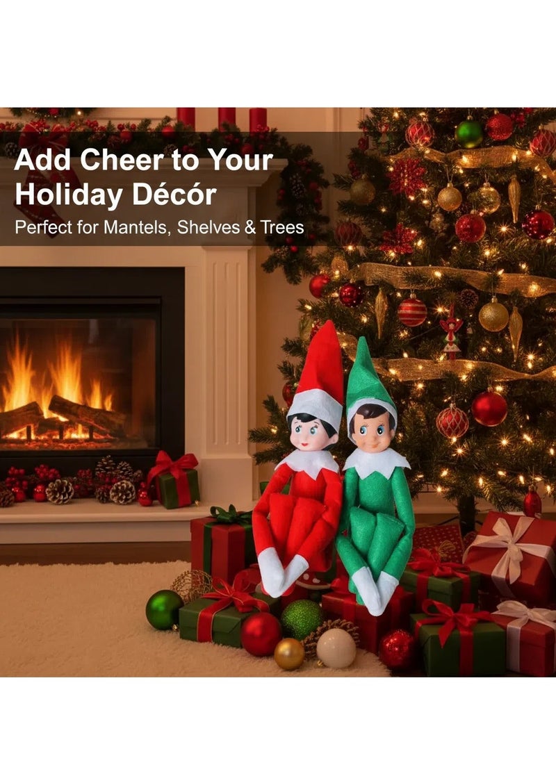 دمى قزم عيد الميلاد من قطعتين لتزيين المنزل - Image 5