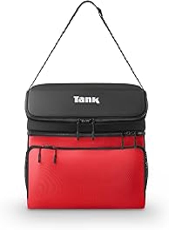 Tank Insulated Thermal Bag 30L, Red & Black