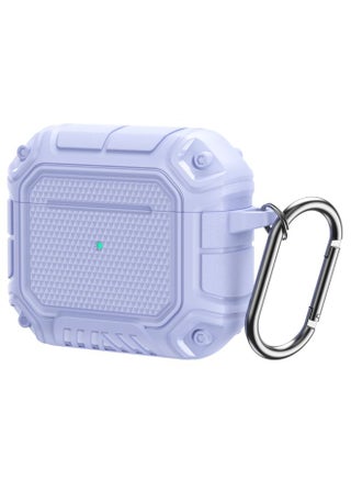 Case Cover Diamond Shield Mecha TPU + PC Earphone Protective Case with Hook for AirPods 3 Light Purple - pzsku/ZC5D3C152F11C50314448Z/45/_/1714875644/dd04e0f5-ad31-4887-a6bf-8ba99e52633d