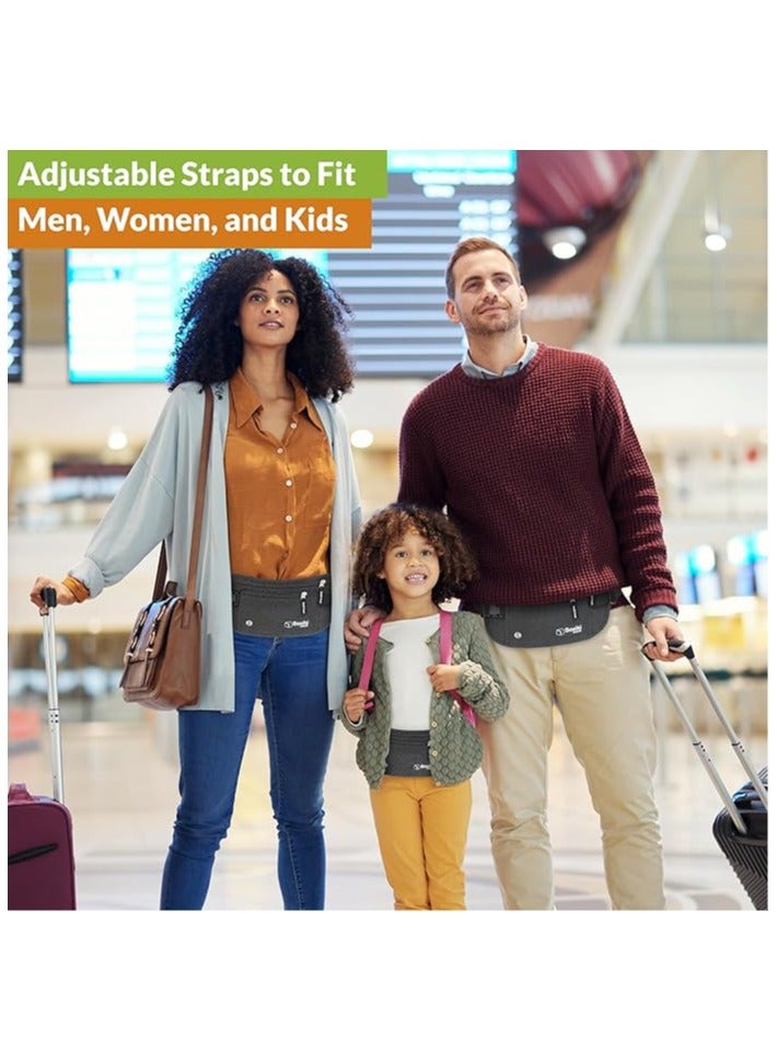 Travel Money Belt , with RFID Blocking Sleeves