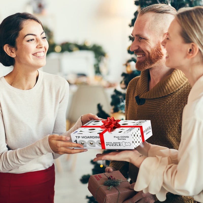 Funwares 1000 Piece Jigsaw Puzzle, Toilet Paper Puzzle, TP Hoarding - Funny and Unique Puzzle - Image 2