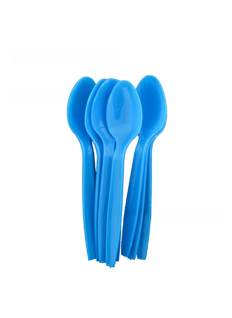 Generic Travel Adventure Retirement Party Supplies Blue spoon 10p 