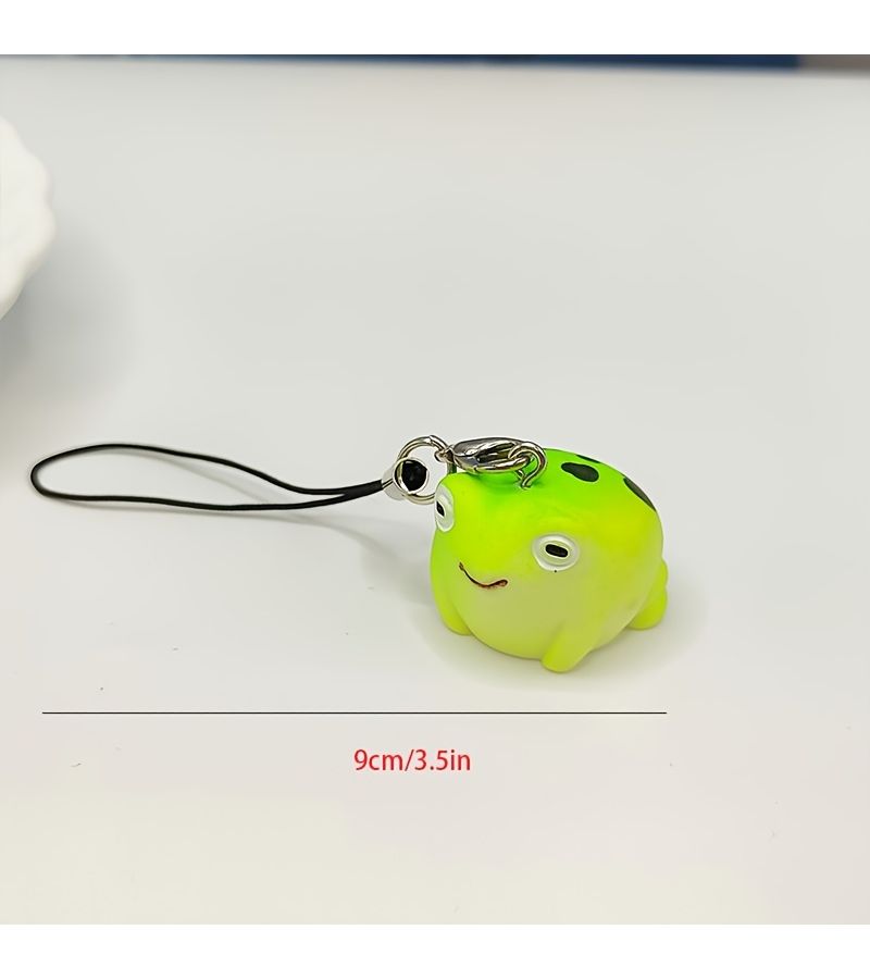 1 Piece Khaki Desert Tree Frog Phone Lanyard Phone Charm - Image 5