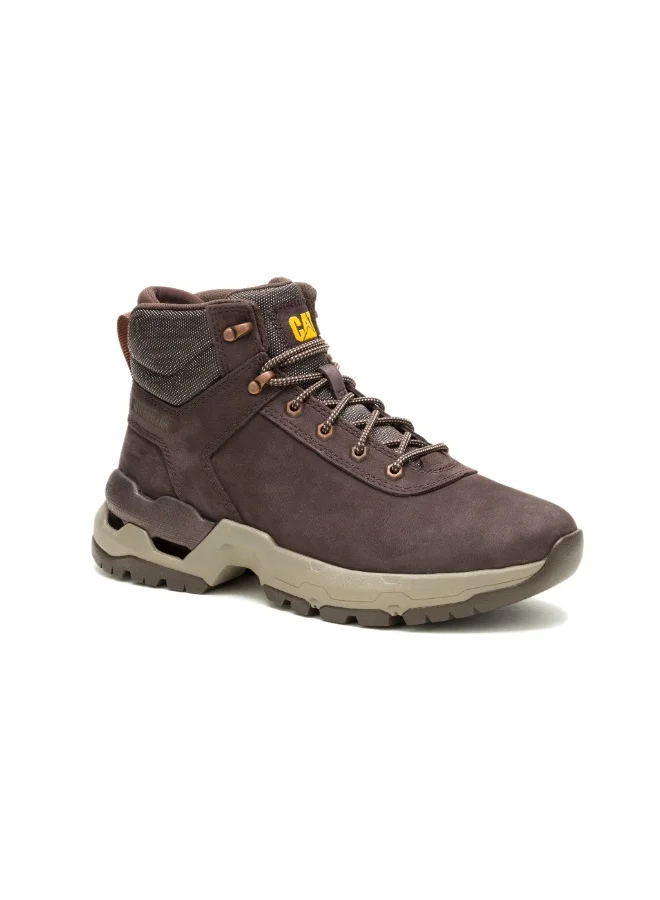 كاتربلر SURGE HIKER Coffee Bean Men’s Boots – Waxy Nubuck Leather/Nylon Mesh, EVA Comfort