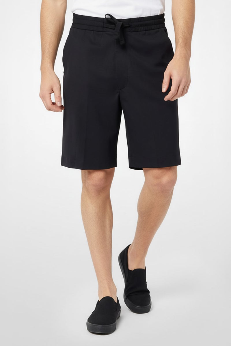 GANT شورتات أساسية بسيطة للرجال بحبل سحب، أسود - Image 2