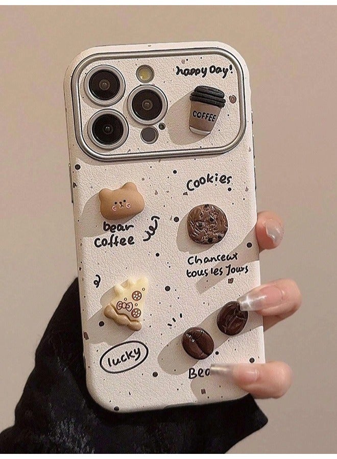 ShebSheb for iPhone 16 Pro Case Kawaii Cartoon Cute Design,Soft Slim TPU Shockproof Protective Bumper Adorable Phone Cases Cover  - Image 3