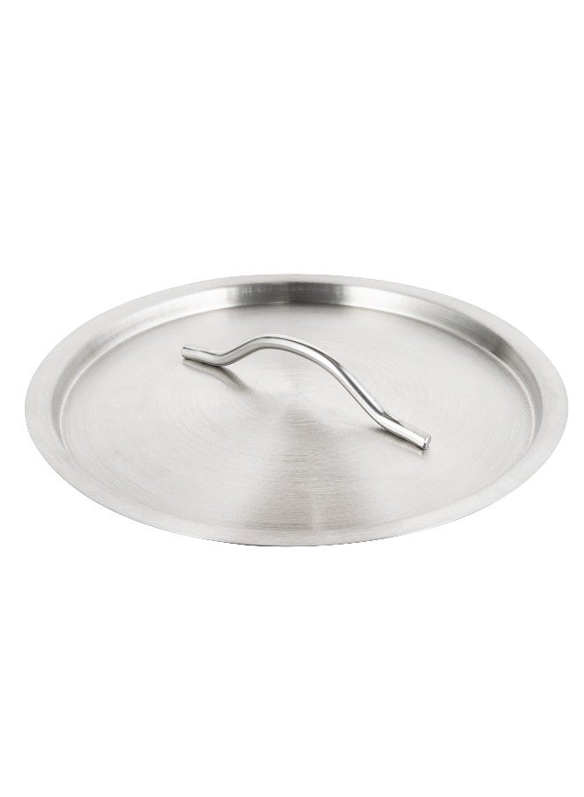 Restaurantware غطاء فقط: غطاء مت لوكس لقدر الصلصة بالتحريض، 1 غطاء لقدر صلصة عميق سعة 7.5 و 13.5 كوارت - قدر الصلصة يباع بشكل منفصل، غطاء من الفولاذ المقاوم للصدأ بتشطيب مرآة، لقدر الطهي مع مقبض - Image 2