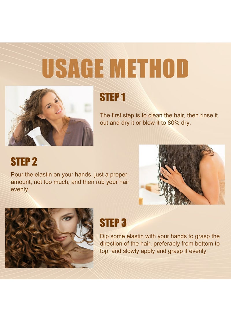 EELHOE Honey Leave-In Deep Conditioner, Hydrate, Smooth  Strengthen Formula, Organics Oats  Honey Soothing Leave-In Conditioner for Sensitive Scalp, 100ml - Image 5