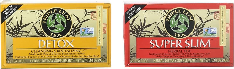 Triple Leaf Tea Detox and Super Slim Variety Bundle - Image 1