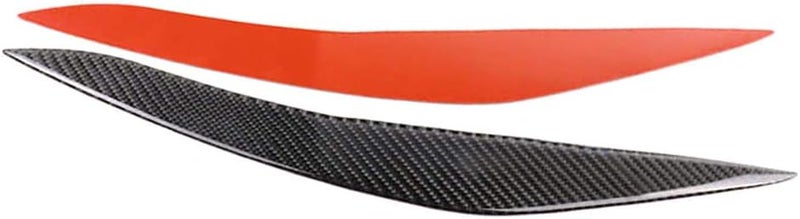 DEMULAX Carbon Fiber Headlight Eyebrow Trim for BMW 5 Series - Image 3