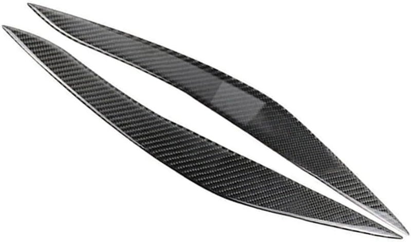 DEMULAX Carbon Fiber Headlight Eyebrow Trim for BMW 5 Series - Image 2