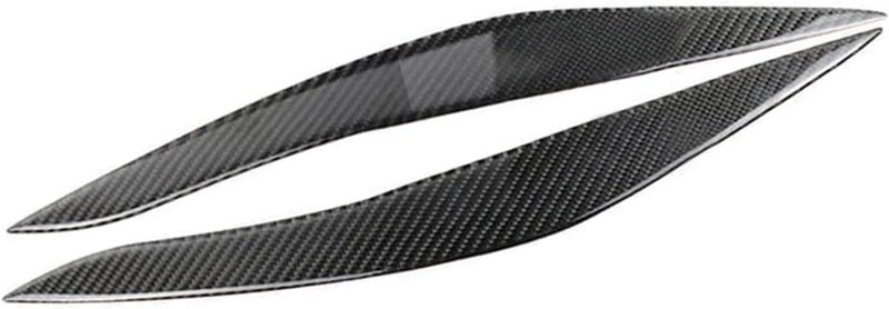 DEMULAX Carbon Fiber Headlight Eyebrow Trim for BMW 5 Series - Image 1
