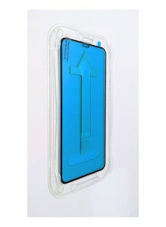 Screen Protector iPhone X/Xs , Premium Tempered Glass Auto Alignment Screen Protector for iPhone  X/Xs 5.4" with Easy Install Kit Black/Clear