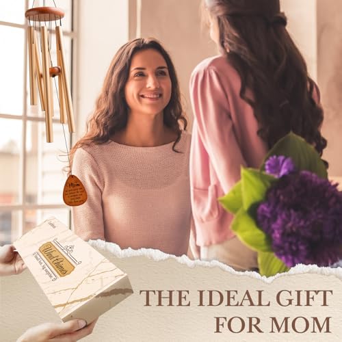 Leebbsin Gifts for Mom Moms Wind Chimes Best Birthday Gift for Mom Presents for Mother from Daughter Son Love Reminder Gifts for Mothers Day ChristmasLarge 36 - Image 3