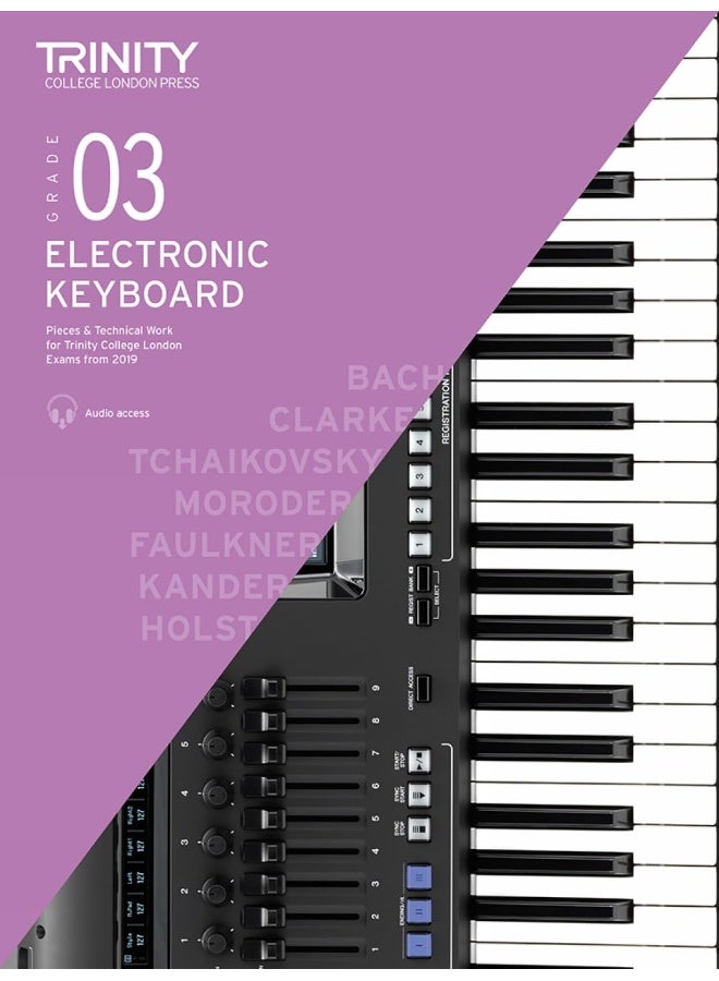Trinity College London Electronic Keyboard Exam Pieces & Technical Work 2019-2022: Grade 3 - Image 1