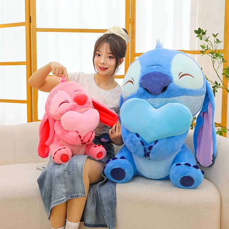 Stitch Plush Doll with Heart - Image 3