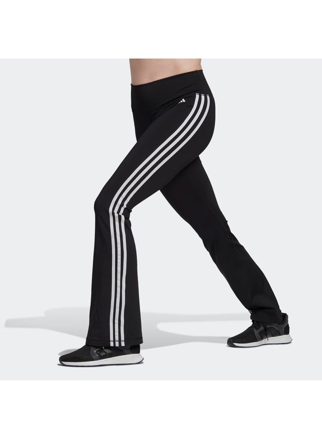 Adidas Black Training Essentials Flared Leggings  - Image 1
