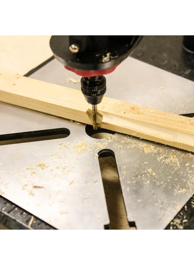 Milescraft مايلزكرافت 1097 حامل الأدوات - حامل مثقاب بسرعة متغيرة (متوافق مع دريمل). أداة دوارة غير مدرجة، أسود - Image 5