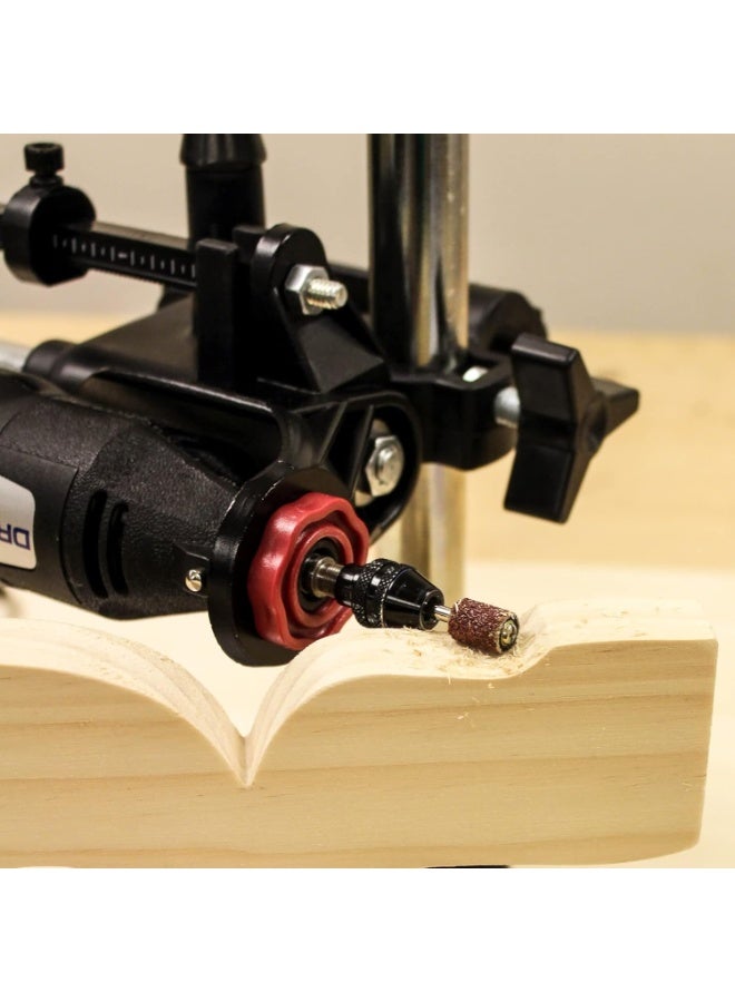 Milescraft مايلزكرافت 1097 حامل الأدوات - حامل مثقاب بسرعة متغيرة (متوافق مع دريمل). أداة دوارة غير مدرجة، أسود - Image 4