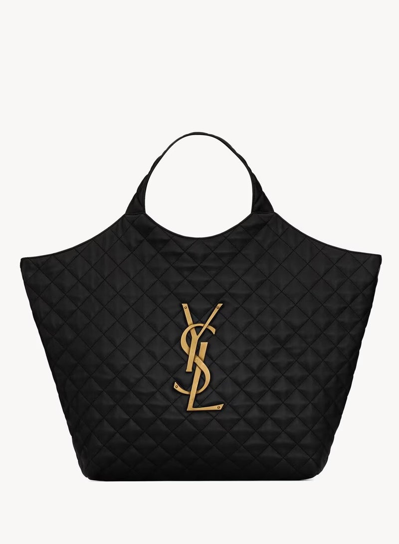 Yves Saint Laurent Saint Laurent Nappa Leather Women Tote Bag With Removable Zipped Pouch, Women Shoulder Bag, Women Hand Bag, Women Maxi Shopping Bag  - Image 3