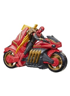 Spider-Man Marvel 6Inch Jet Web Cycle Vehicle And Detachable Action Figure Toy With Wings Movieinspired For Kids Ages 4 And Up  - Image 3