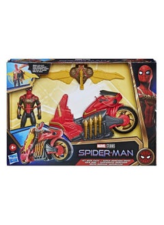 Spider-Man Marvel 6Inch Jet Web Cycle Vehicle And Detachable Action Figure Toy With Wings Movieinspired For Kids Ages 4 And Up  - Image 4