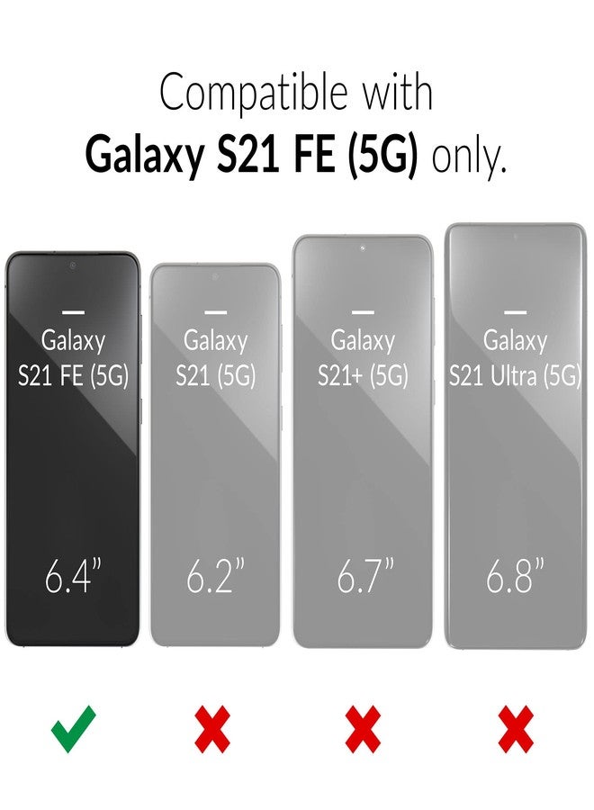 كريف جراب Crave Slim Guard لهاتف Galaxy S21 FE، جراب مقاوم للصدمات لهاتف Samsung Galaxy S21 FE 5G (6.4 بوصة) - أخضر غابي - Image 2