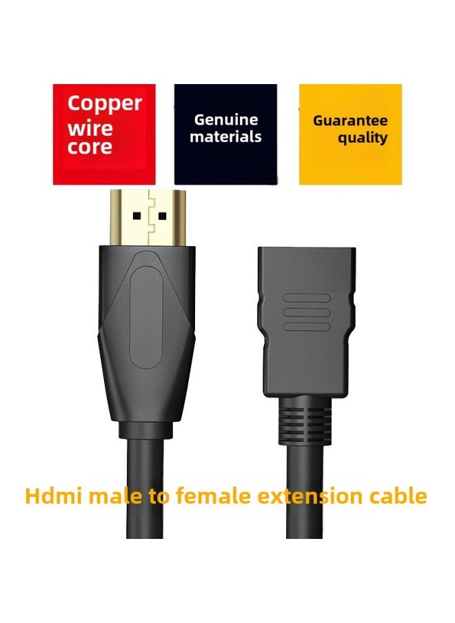 ماركة غير محددة كابل تمديد HDMI Hdmi ذكر إلى أنثى Hdmi ذكر إلى أنثى كابل تمديد HD Hdmi ذكر إلى أنثى خط HD اللون: خط تمديد 3 متر  - Image 2