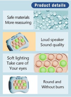 Bukela Pop Fidget Games for Kids, Decompression Breakthrough Puzzle Game Machine, Push Bubble Pop Puzzle Game, Quick Push Game Console, Push Button Toy for Kids Girl Boy Birthday Gift With Lanyard  - Image 3