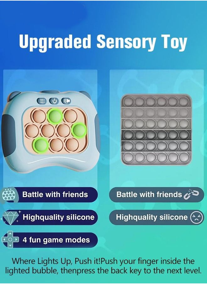 Bukela - Pop Fidget Games for Kids, Decompression Breakthrough Puzzle Game Machine, Push Bubble Pop Puzzle Game, Quick Push Game Console, Push Button Toy for Kids Girl Boy Birthday Gift With Lanyard - Image 1