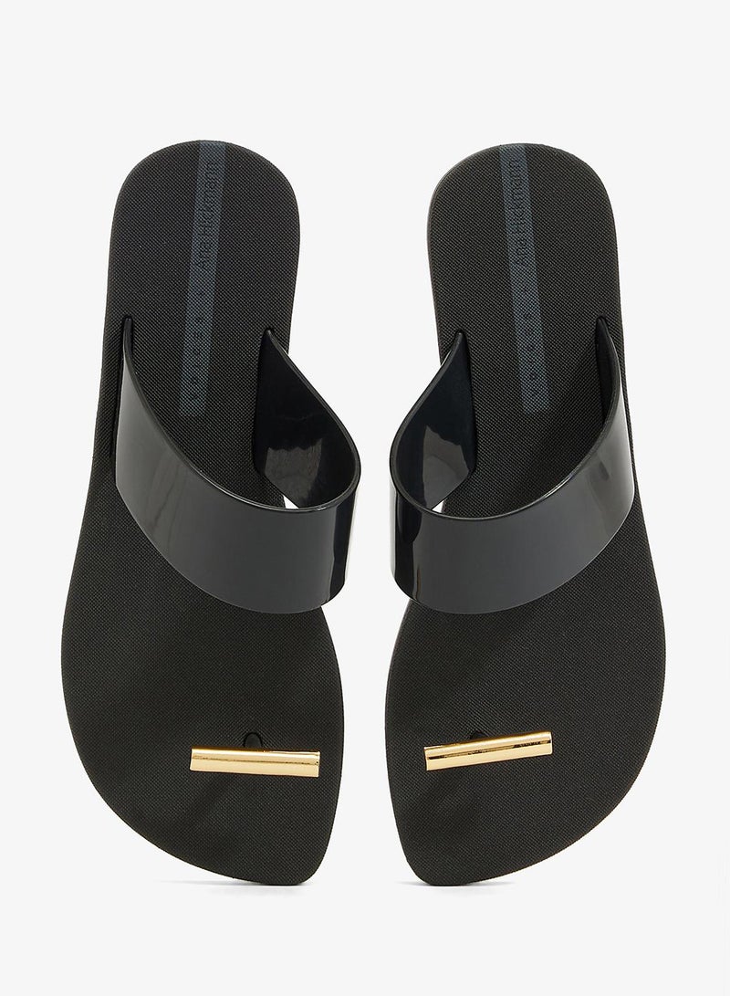 Voices Look Minimal Me Women'S Single Strap Sandals - Black - Image 4