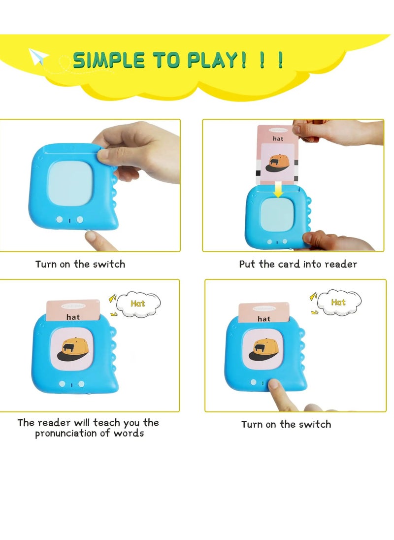 PYEBE - Children's  Early Education Machines, Sound Hanging Pictures, Cognitive Cards, Talking Flash Cards - Image 1