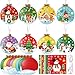 Chiisong 48 Pcs Christmas Craft Kits for Kids DIY Christmas Ornament Kit Make Your Own Xmas Arts and Crafts Xmas Decor with Stickers for Holiday Class Home Party Favors SuppliesBall - Image 2