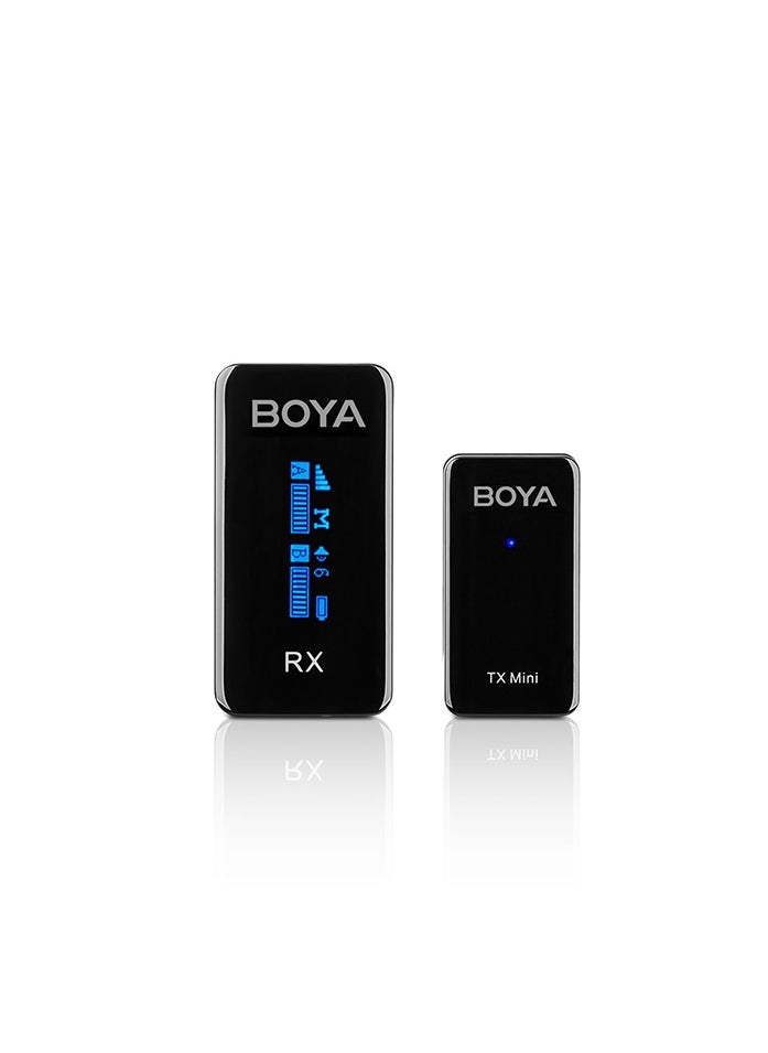 BOYA - BY-XM6-S1 Mini  Ultracompact 2.4GHz Dual-Channel Wireless Microphone System - with 2 years warranty - official distributor - Image 1