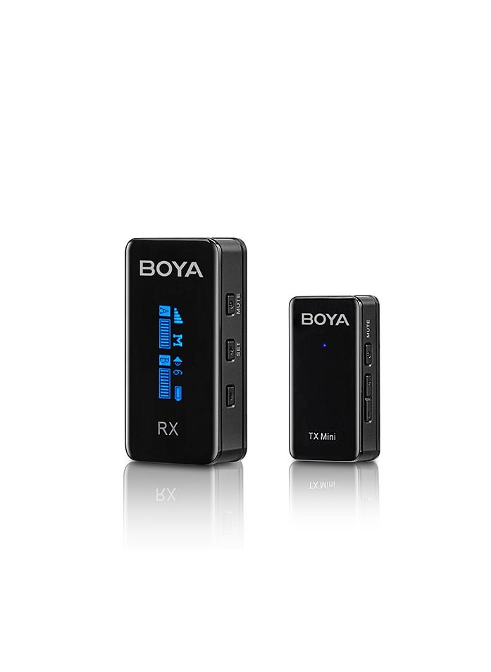 BOYA - BY-XM6-S1 Mini  Ultracompact 2.4GHz Dual-Channel Wireless Microphone System - with 2 years warranty - official distributor - Image 1